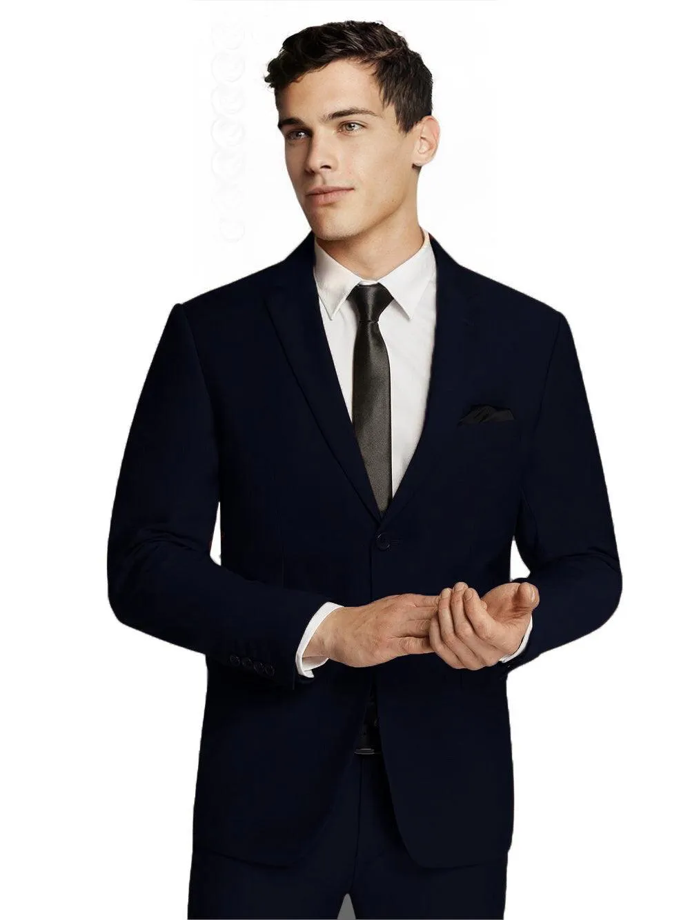 Zander Ocean Blue Slim Suit