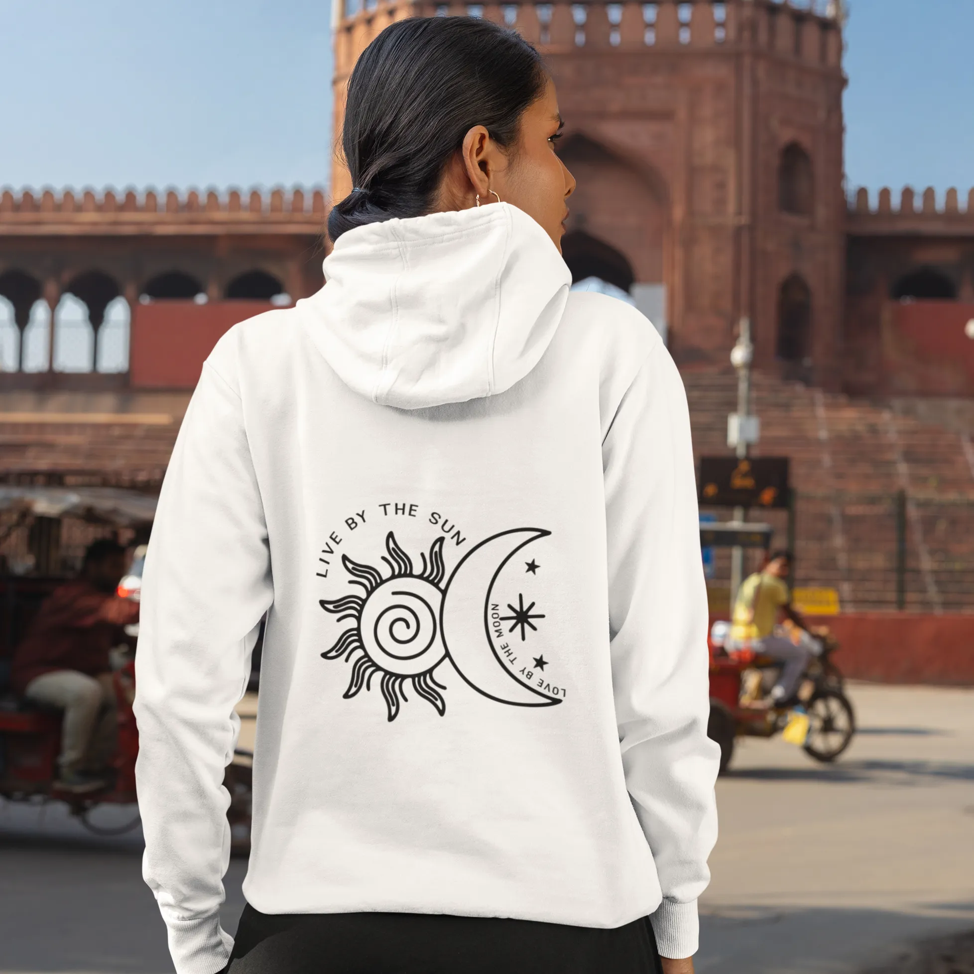 Zipper Hoodie Unisex | Sun Moon